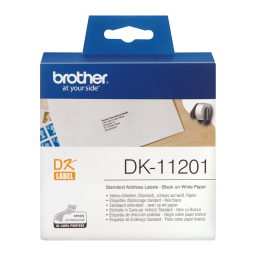 Brother Etiquetas de dirección estandar de papel 29mmx90mm, 400 unidades