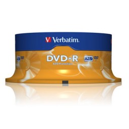 SP25 DVD-R 4,7GB 16X Verbatim 43522